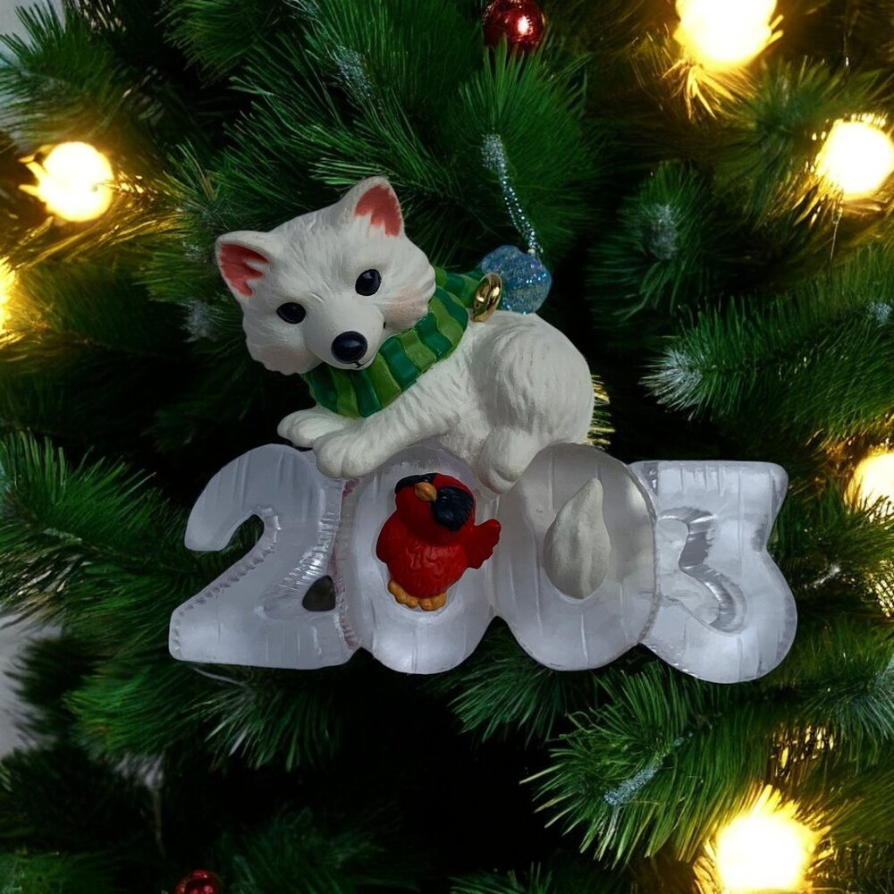 Cool Decade Fox Hallmark Keepsake Christmas Tree Ornament - 2003